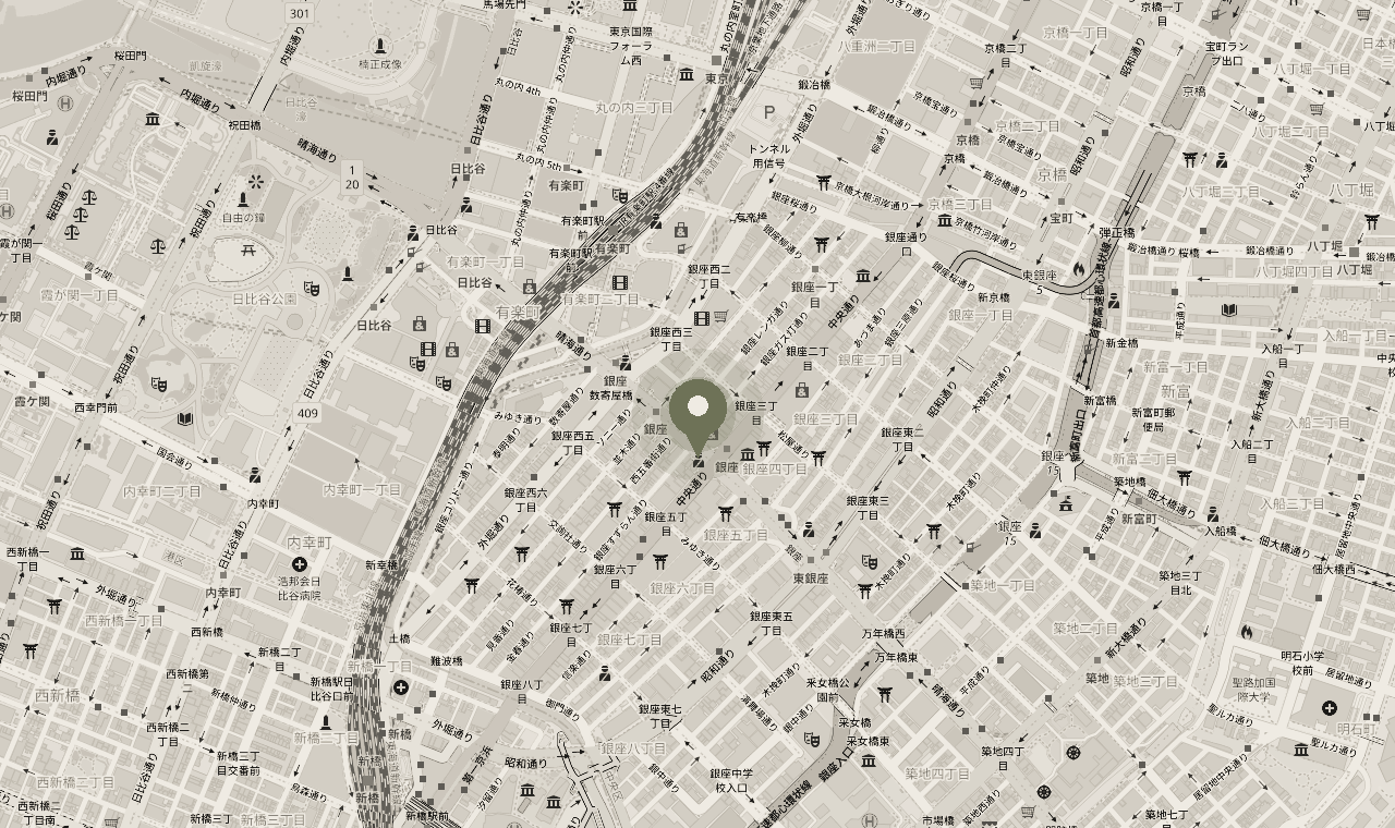 地図: 銀座2-16-3